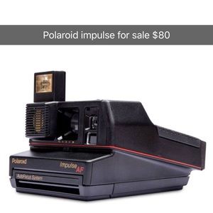 A Polaroid impulse camera